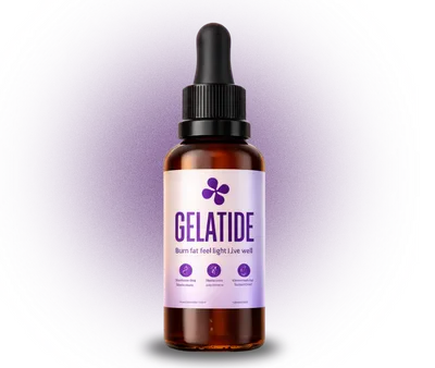 Gelatide™ drops 1 bottle — 30-day starter supply amber dropper